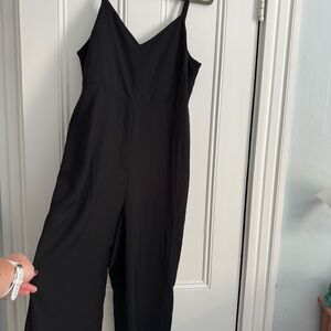 Madewell Black V-Neck Jumpsuit